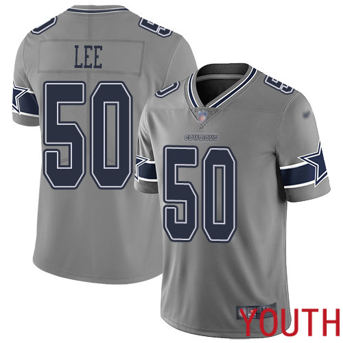 Youth Dallas Cowboys Limited Gray Sean Lee #50 Inverted Legend NFL Jersey
